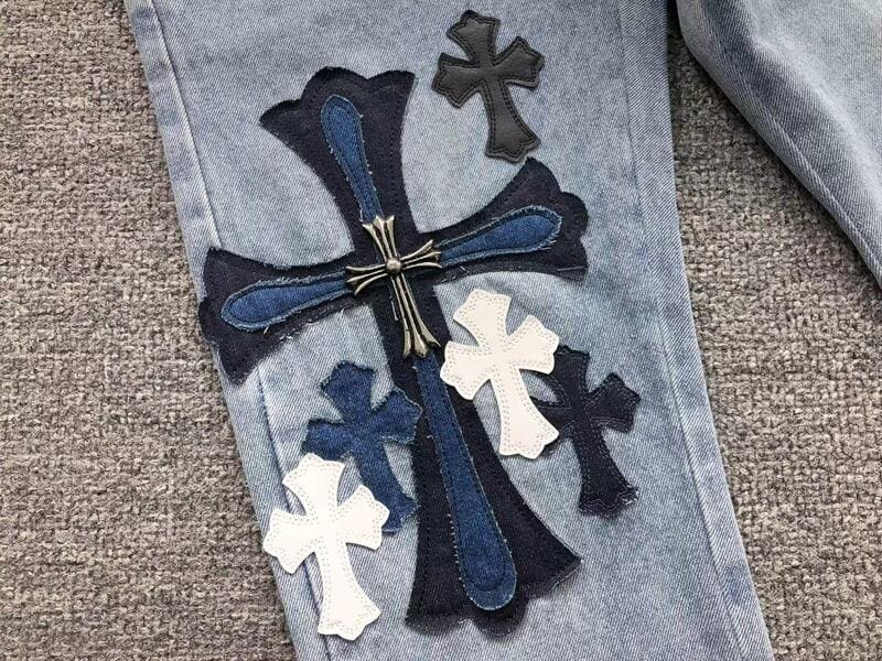 Calça Chrome Hearts Jeans Cross - HYPER LIST