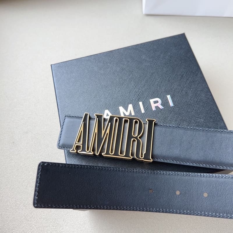 Cinto Amiri Black/Gold - HYPER LIST
