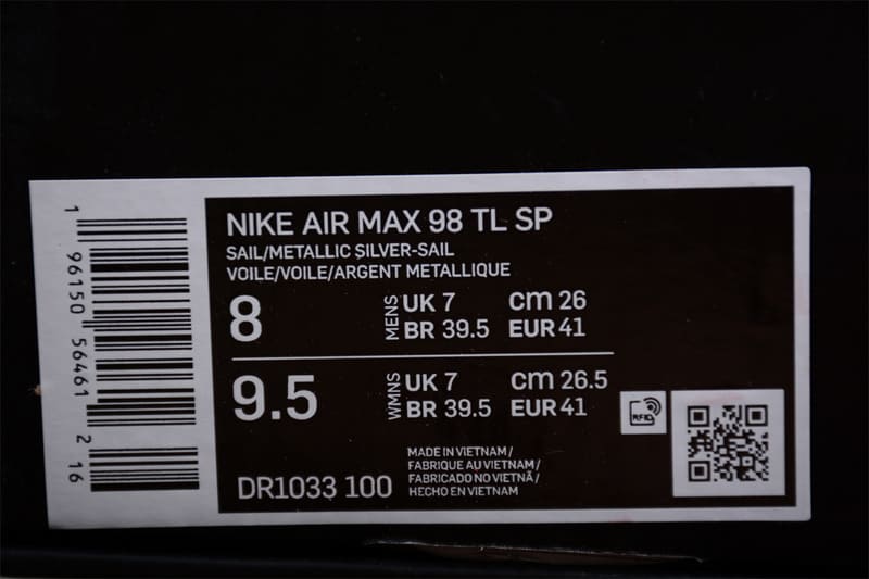 Nike Air Max 98 TL Supreme White - HYPER LIST