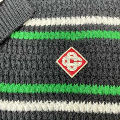 Conjunto Casablanca Crochê Preto e Verde - HYPER LIST