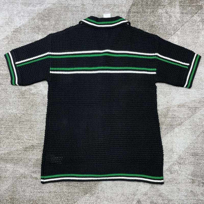 Conjunto Casablanca Crochê Preto e Verde - HYPER LIST
