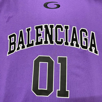 Balenciaga Basketball Series Purple T-Shirt 