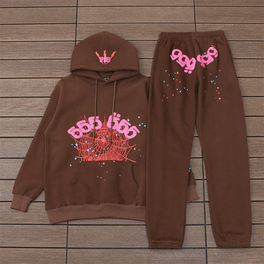 Sp5der Brown Tracksuit