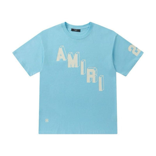 T-shirt bleu Amiri Hockey Skater 