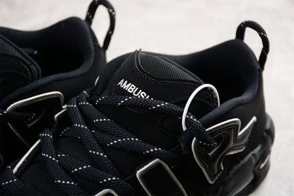 Pronta Entrega - Nike Air More Uptempo Low AMBUSH Black - HYPER LIST