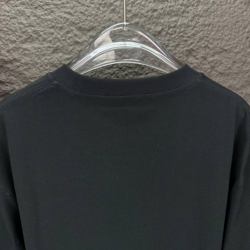 T-shirt Prada Logo Patch Black/White PD054