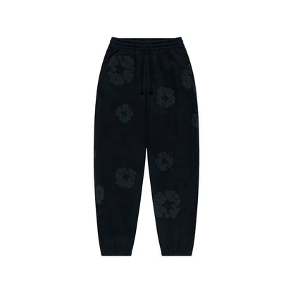 Calça Denim Tears Cotton Wreath Black Monochrome - HYPER LIST