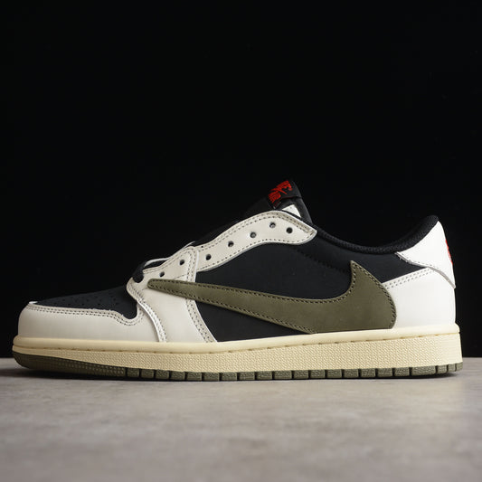 Travis Scott x Air Jordan 1 Low Olives Green