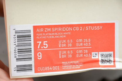 NIKE x STUSSY - Air Zoom Spiridon Cage 2 "Pure Platinum" - HYPER LIST