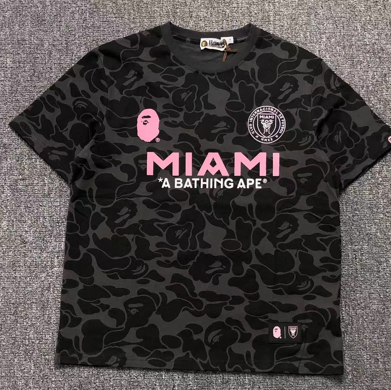 Bape Black Jersey Short Set - HYPER LIST