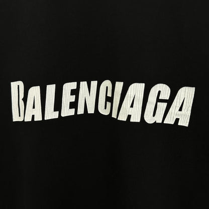 Camiseta Balenciaga Cracked Logo Distressed - HYPER LIST