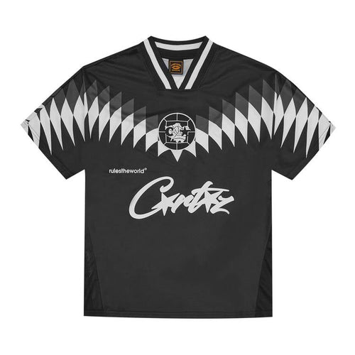 Camiseta Corteiz Futebol Preto - HYPER LIST
