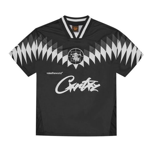 Camiseta Corteiz Futebol Preto - HYPER LIST