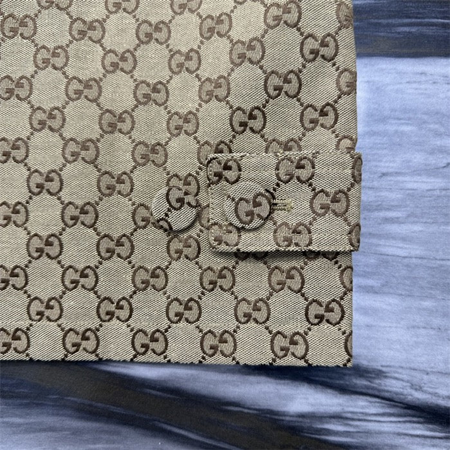 Gucci Webbing-Trimmed Brown