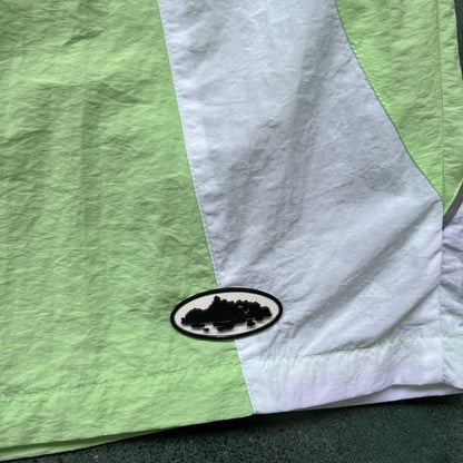 Shorts Corteiz Verde Claro Branco - HYPER LIST