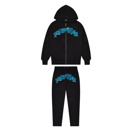 Conjunto Trapstar Wildcard Chenille BlueBlack - HYPER LIST