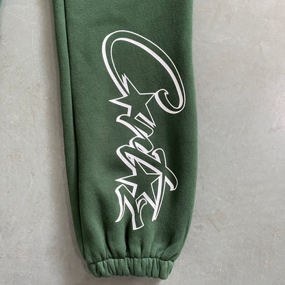 Corteiz Alphabet Green Tracksuit