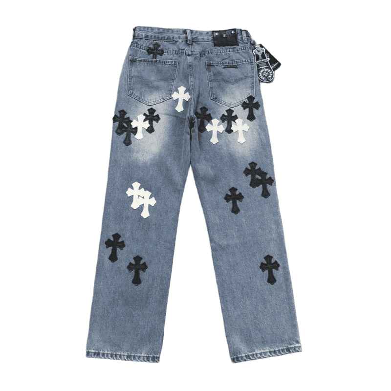 Calça Chrome Hearts Jeans Cross - HYPER LIST