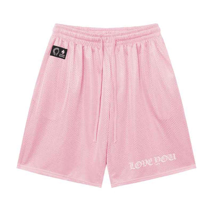 Shorts Chrome Hearts Varsity Mesh Love You - HYPER LIST