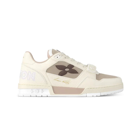Louis Vuitton Trainer Monogram Flower Beige - HYPER LIST