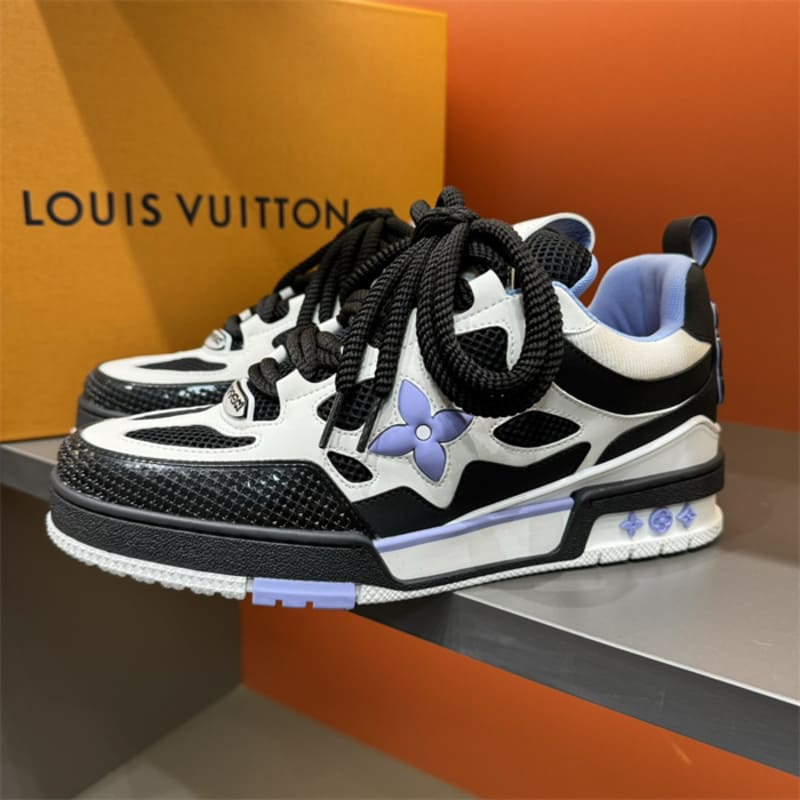 Louis Vuitton LV Skate Black White Light Blue - HYPER LIST