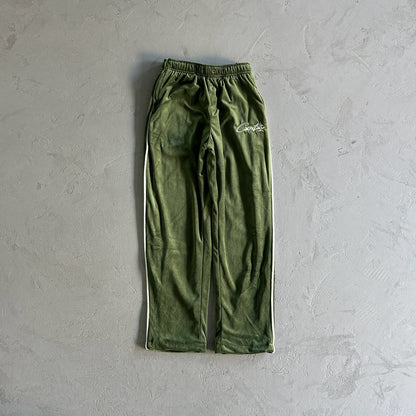 Corteiz Velour Green Tracksuit