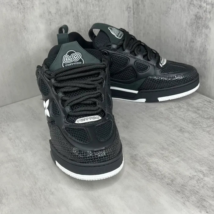 Louis Vuitton LV Skate Sneaker Black White - HYPER LIST