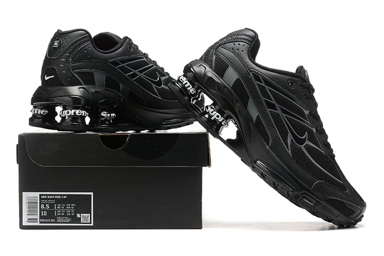 Supreme x Nike Shox Ride 2 Black - HYPER LIST