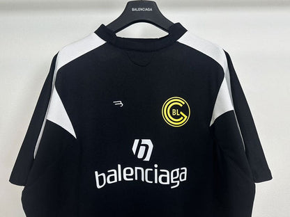 Camiseta Balenciaga Soccer T-Shirt 'BlackWhite' - HYPER LIST