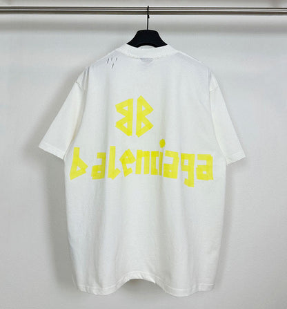 Balenciaga Tape Type T-Shirt White 