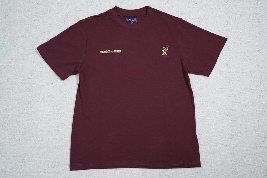 Camiseta Off-White x Daily Paper x Surf Ghana - HYPER LIST