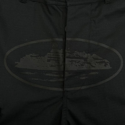 Bermuda Cargo Corteiz Logo Preto - HYPER LIST