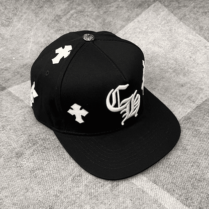 Boné Chrome Hearts Cross Patch Preto - HYPER LIST