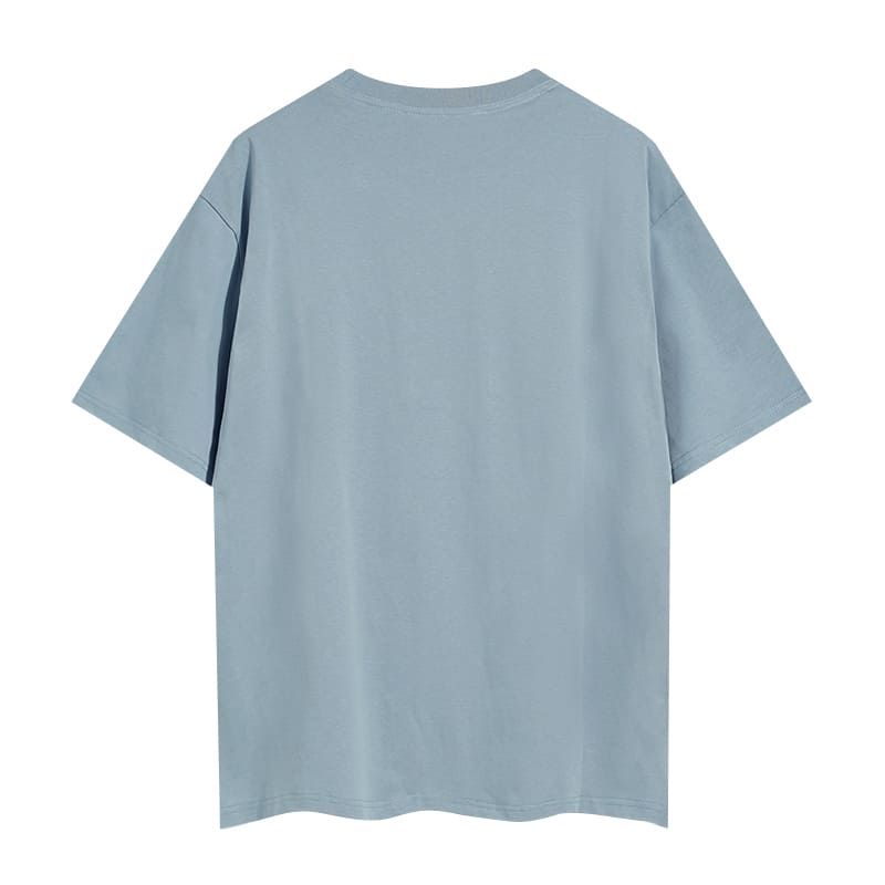 Camiseta Palm Angels Neck Logo blue - HYPER LIST