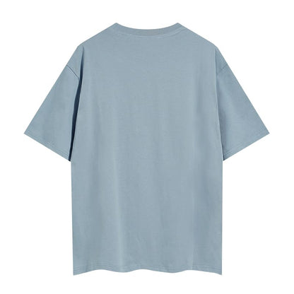 Camiseta Palm Angels Neck Logo blue - HYPER LIST