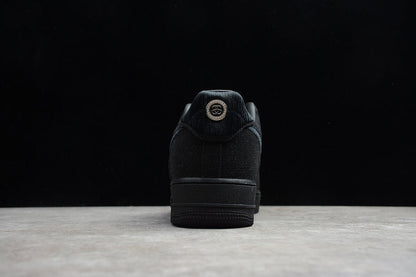 Stussy x Nike Air Force 1 Triple Black - HYPER LIST
