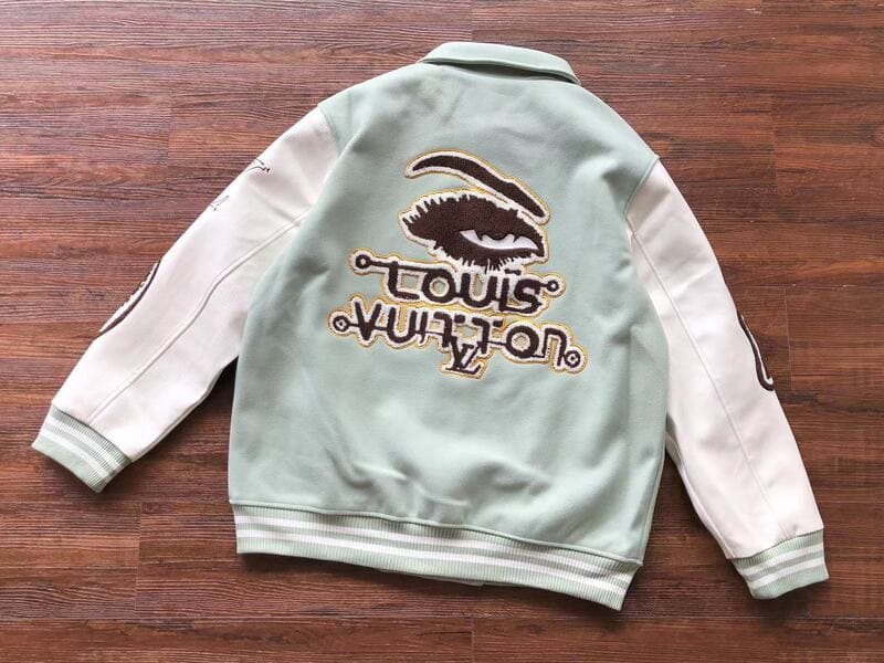 Jaqueta Louis Vuitton Leather and Wool Varsity - HYPER LIST