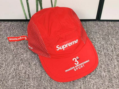 Boné Supreme Mesh Side Panel Camp Vermelho - HYPER LIST