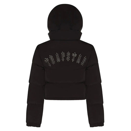 Jaqueta Feminina Trapstar Irongate Hooded Puffer Black - HYPER LIST