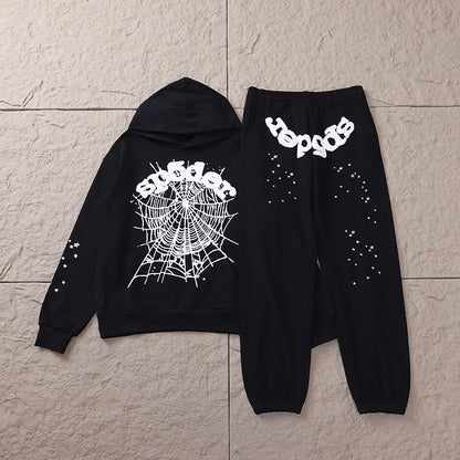 Sp5der Black Tracksuit - HYPER LIST