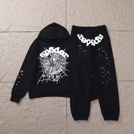 Sp5der Black Tracksuit