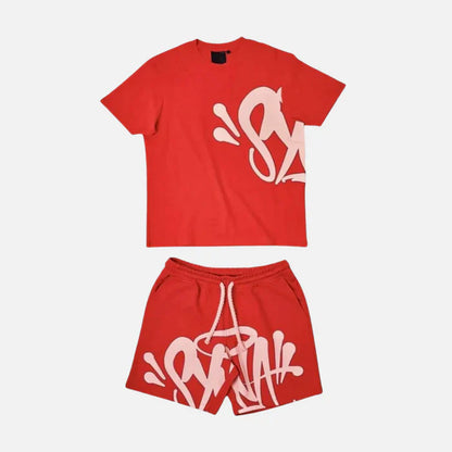Conjunto Shorts Synaworld Vermelho - HYPER LIST