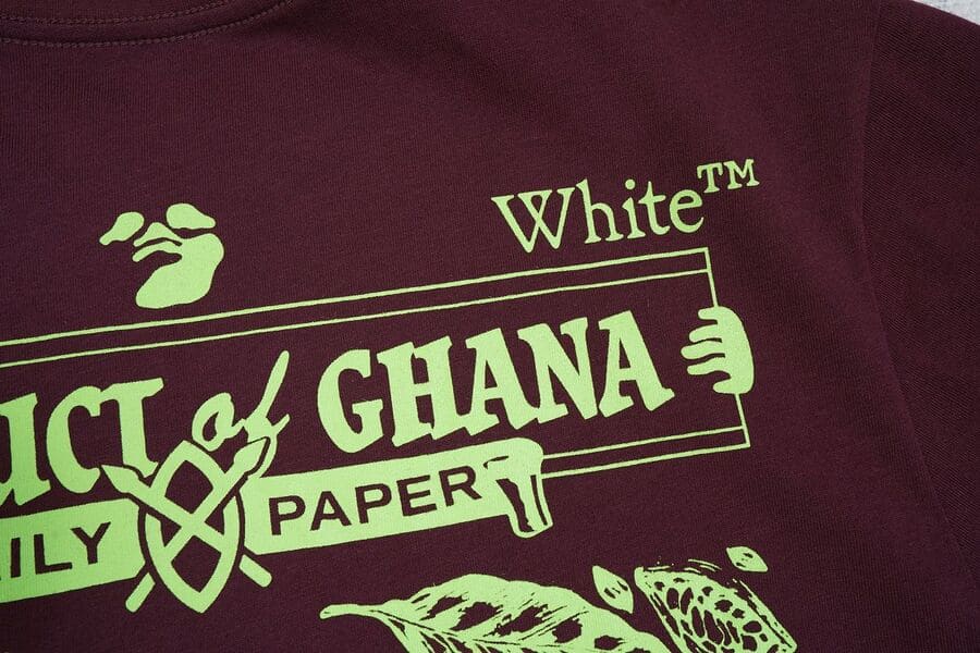 Camiseta Off-White x Daily Paper x Surf Ghana - HYPER LIST