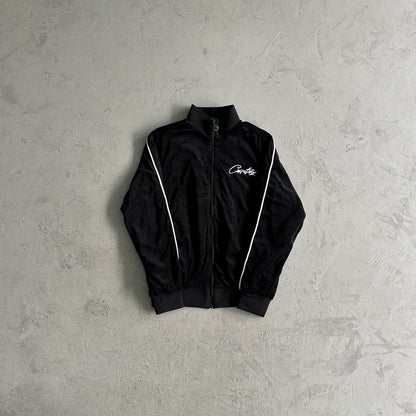 Corteiz Velour Black Tracksuit