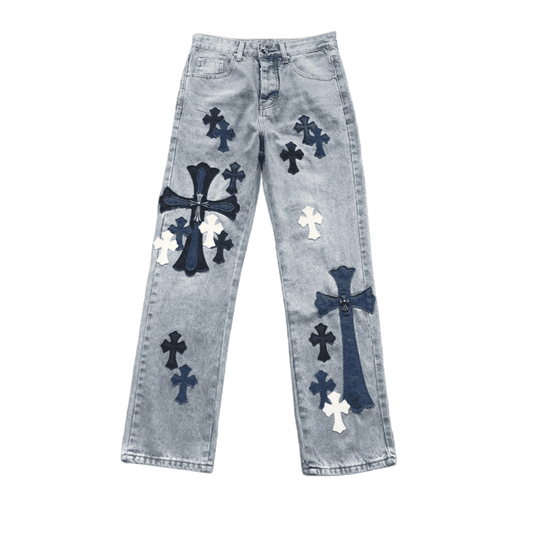 Calça Chrome Hearts Jeans Cross - HYPER LIST
