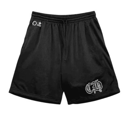Shorts Chrome Hearts Sports Varsity Black - HYPER LIST