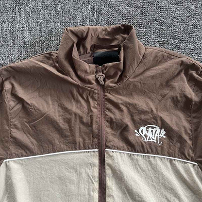 Conjunto Synaworld 'Syna Logo' Shell Marrom/Bege - HYPER LIST