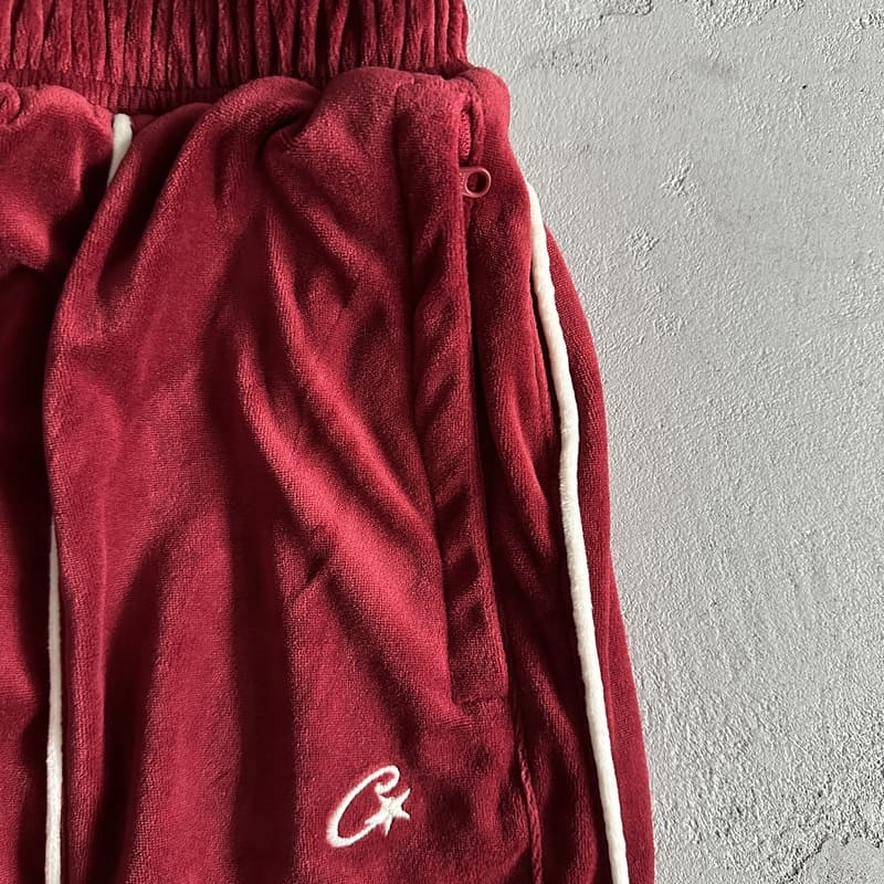 Conjunto Corteiz Veludo Vermelho - HYPER LIST