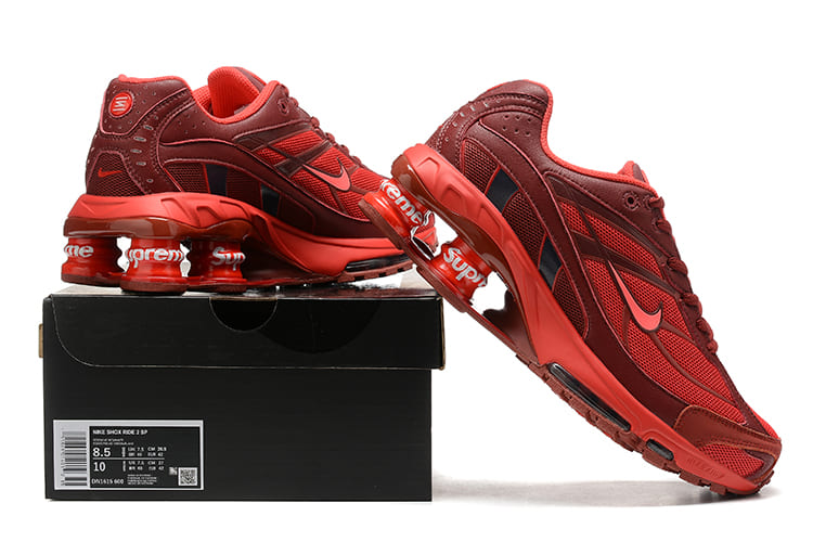 Supreme x Nike Shox Ride 2 Red - HYPER LIST