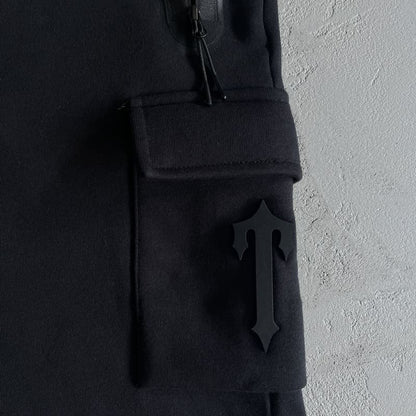 Conjunto Trapstar Irongate T Tech Zip Black - HYPER LIST